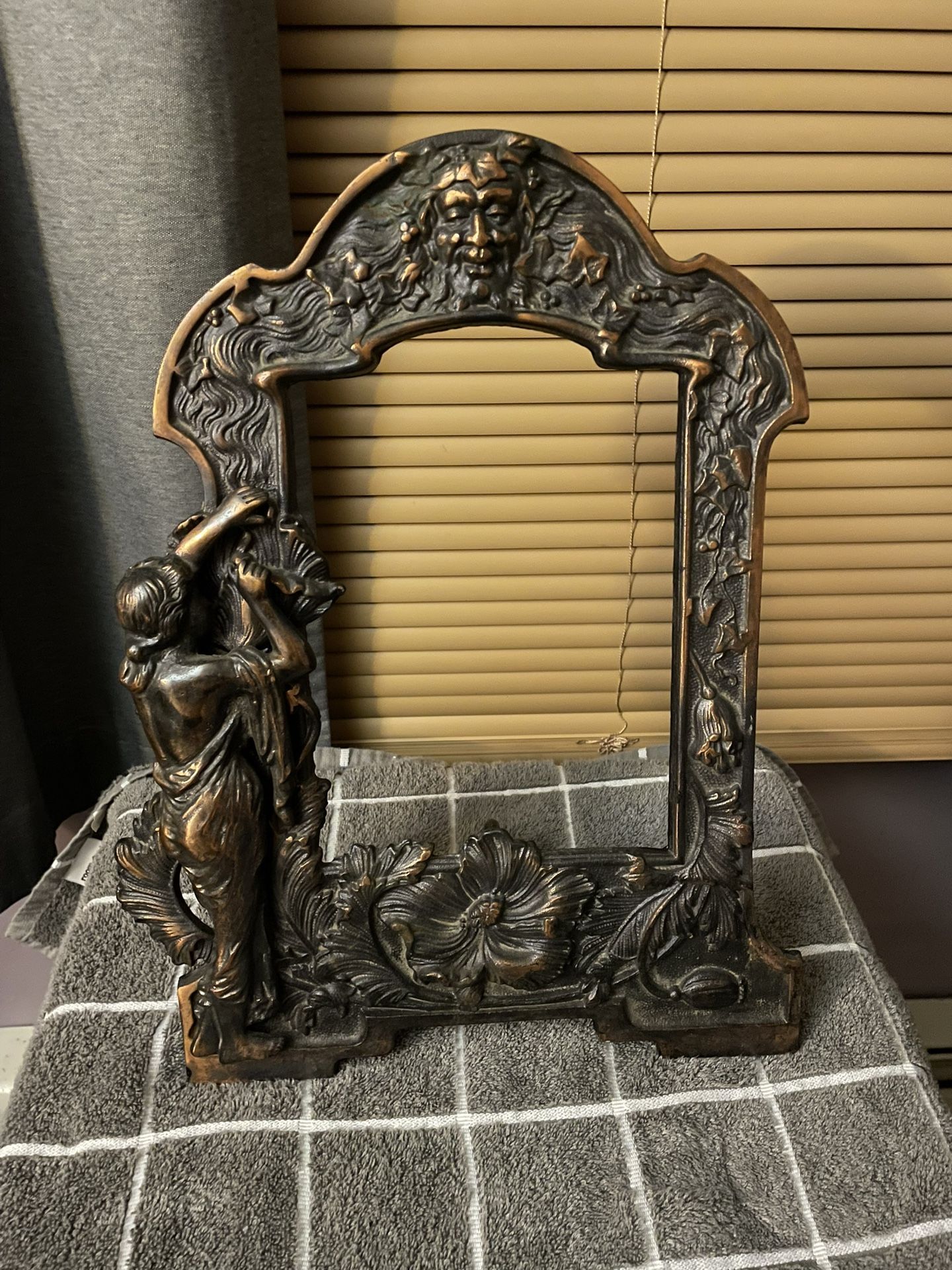 Art Noveau Cast Large Vintage Frame