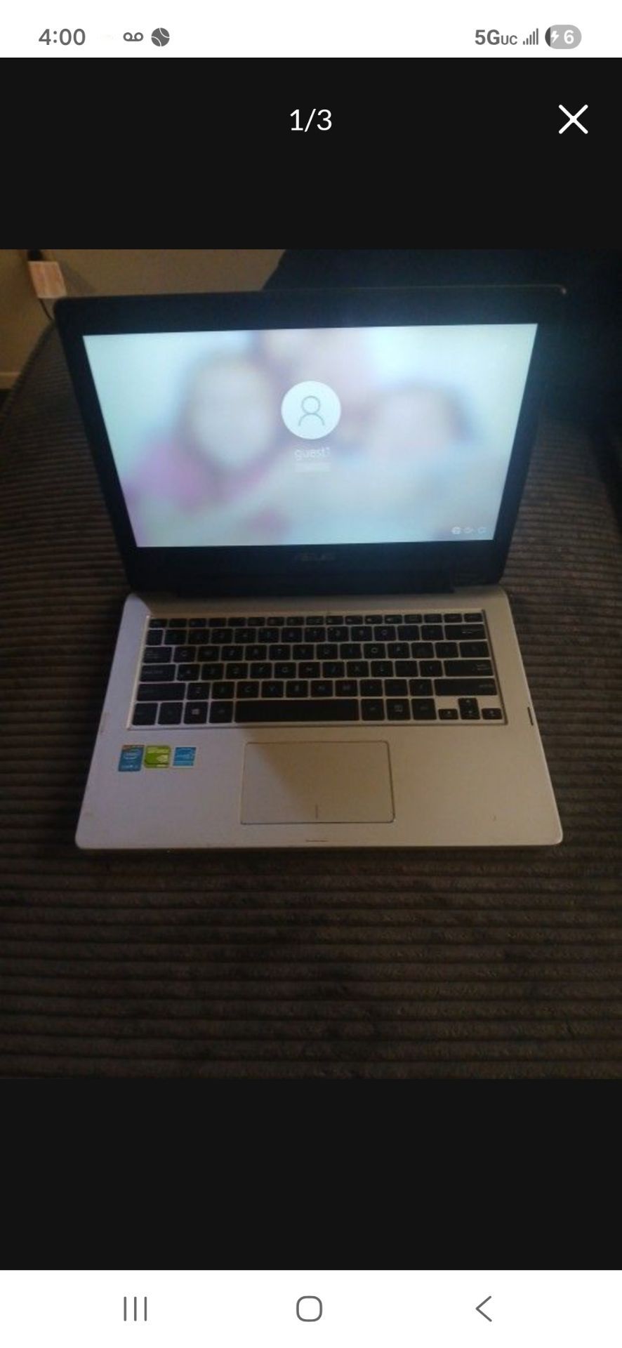 Asus laptop/tablet