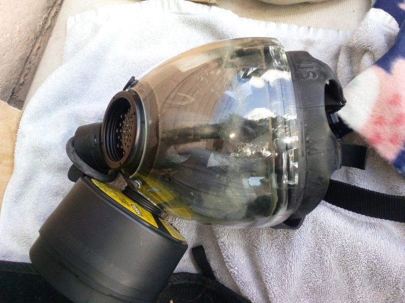 Protech Tact Helmet..Paulson Ballistic Face Shield and Riot Mask with filter