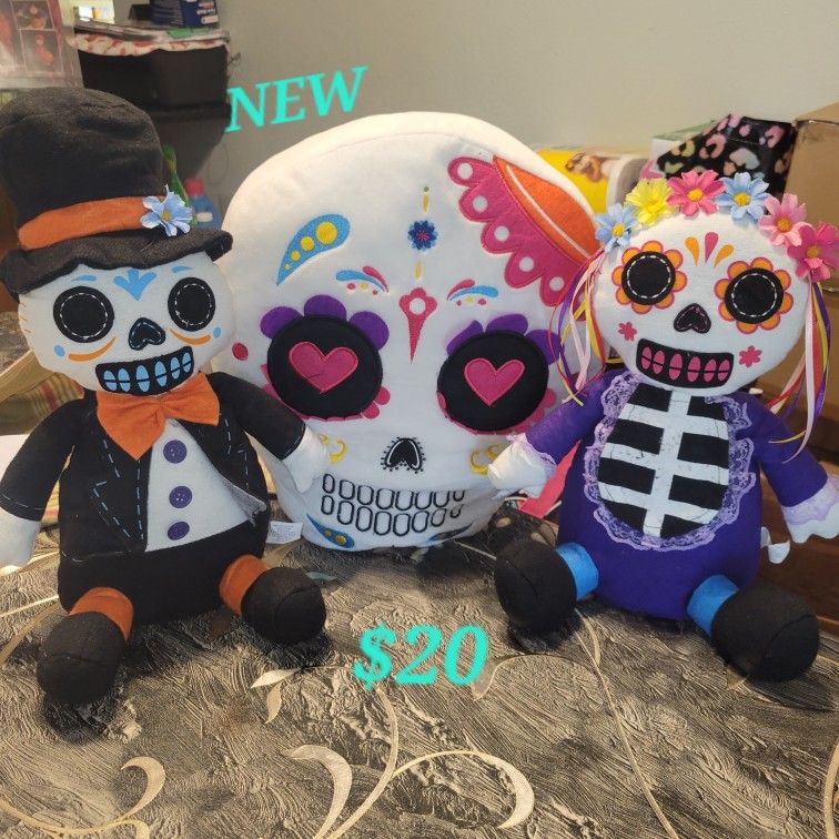 Dia De Los Muertos Plush Bundle