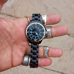 Working 2035 Miyota Mercedes Hand Quartz Watch 5.5"