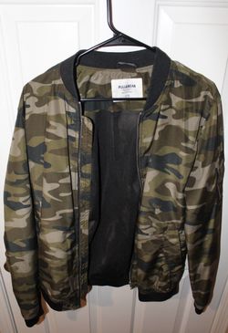 Camo Bomber Jacket Size L