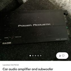 Power Acoustik Amp 2500 Watt 