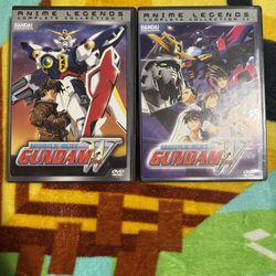 Mobile Suit Gundam Wing Complete 1 & 2 DVD Sets Anime Legends Bandai  