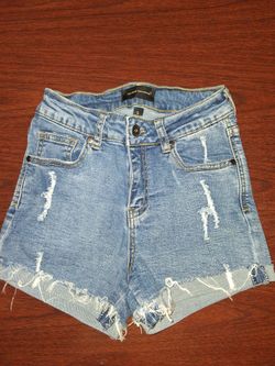 Blue gean shorts