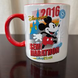 Disney Paris Inaugural Half Marathon Mug