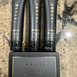 Infuse Hotel Shampoo, Conditioner, Lotion, Message Bar Travel Size Case of 330