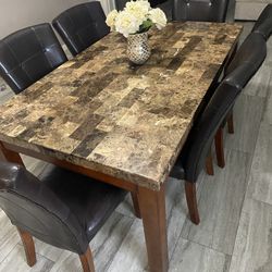 Marble Dining Table 