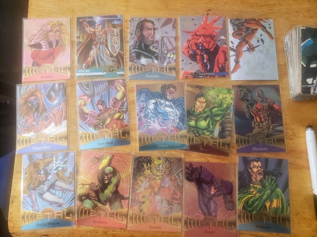 38 1994 Flair Marvel Metal, Marvel Annual Trading Cards, Plus