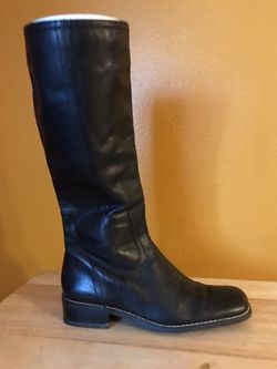 Aero soles leather boots