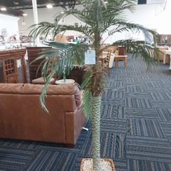 6ft vintage fake palm tree 