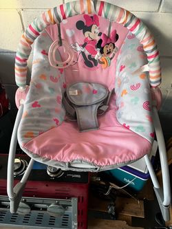 Baby Bouncer Bright Starts Disney Baby Minnie Mouse