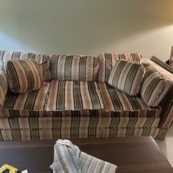 Striped Couches