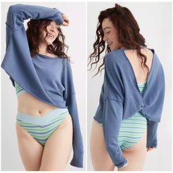 Aerie Cute Back Weekend Sweatshirt