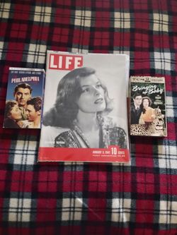Life Magazine With Katherine Hepburn on Cover