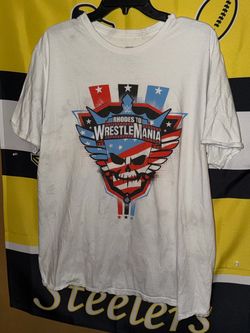 WWE Wrestling Authentic Cody Rhodes Wrestlemania T Shirt Men’s Size XL Used