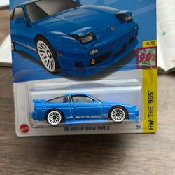 Hot Wheels 96 Nissan 180SX Type X (Blue), HW: The '90s 6/10
