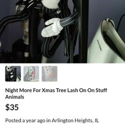 Nightmare Before Christmas Christmas Tree Lach One, Even Works On Dining Chairs