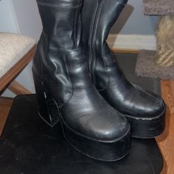 Steve Madden Eve Black Boots