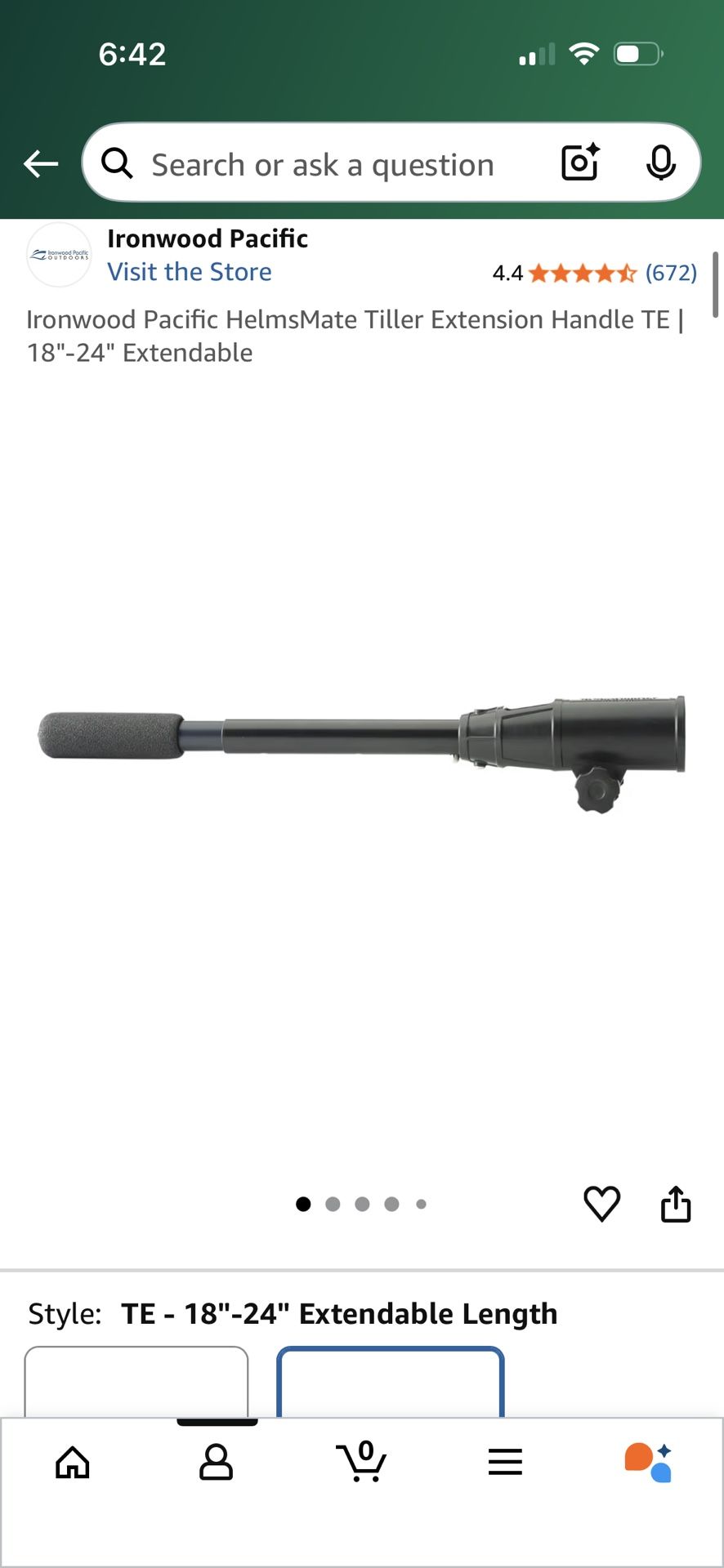 Outboard Tiller Handle