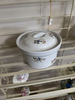 Vintage BIA Cordon Bleu Versailles Covered Casserole Dish With Lid