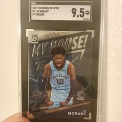 2020 Ja Morant Donruss Optic My House SGC 9.5