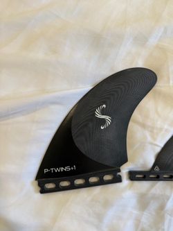 SURF 'n SHOW PTWINS+1 Surfboard fins