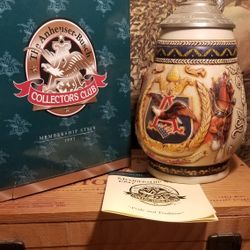 Assorted Budweiser Collector Steins $365 ALL - OR BEST OFFER.
