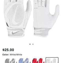 Nike Youth Alpha Huarache Edge Batting Gloves x2