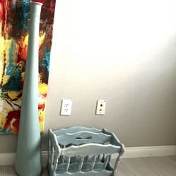 Shabby Chic Magazine Wood Rack