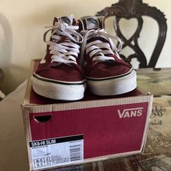 Vans Size 8 red 