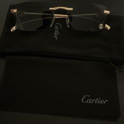 Black Lense Cartier Luxury 