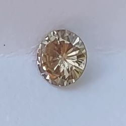 Loose Diamond Round.38 Fancy  Brown Diamond Natural 