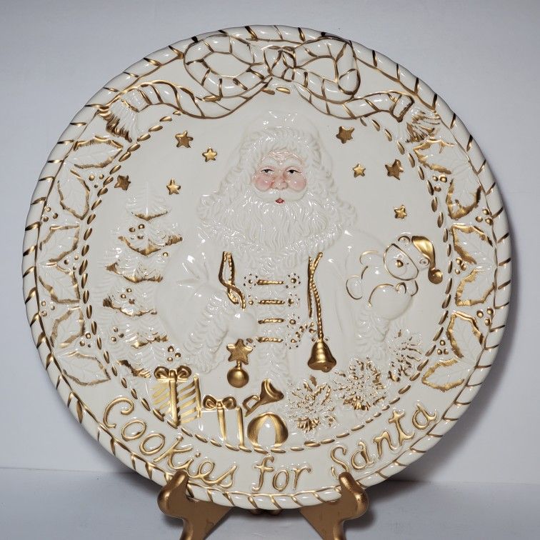 Cookies For Santa Plate 12.25"