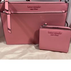 Kate Spade Cross Body Purse W/ Wallet 
