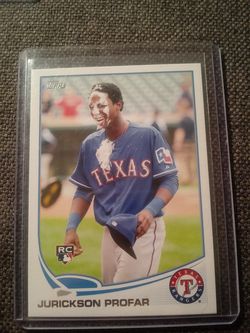 JURICKSON PROFAR TEXAS RANGERS TOPPS VARIATION