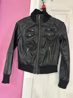 FAUX LEATHER JACKET FOR BOYS