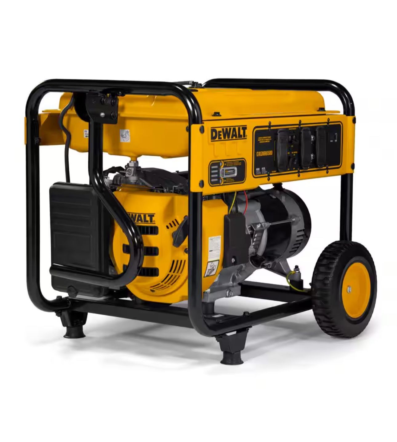 DEWALT 8125 / 6500- Watt Gas Powered Portable Generator with Idle Control, Covered Outlets and CO Protect -DXGNR6500
