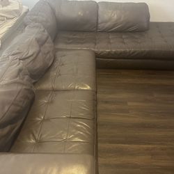 Free Brown Leather Couch