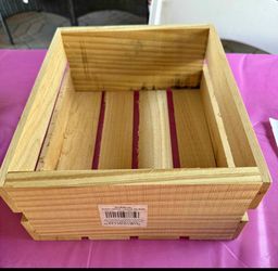 Wood crate