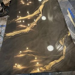Epoxy Resin Countertop Kit – Metallic Finish (Materials Included)