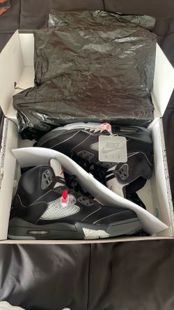 Black metallic 5s Jordan