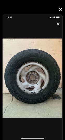 Used Tire and Steel Wheel