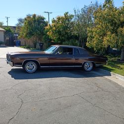 72 Monte Carlo, root beer brown , brown interior