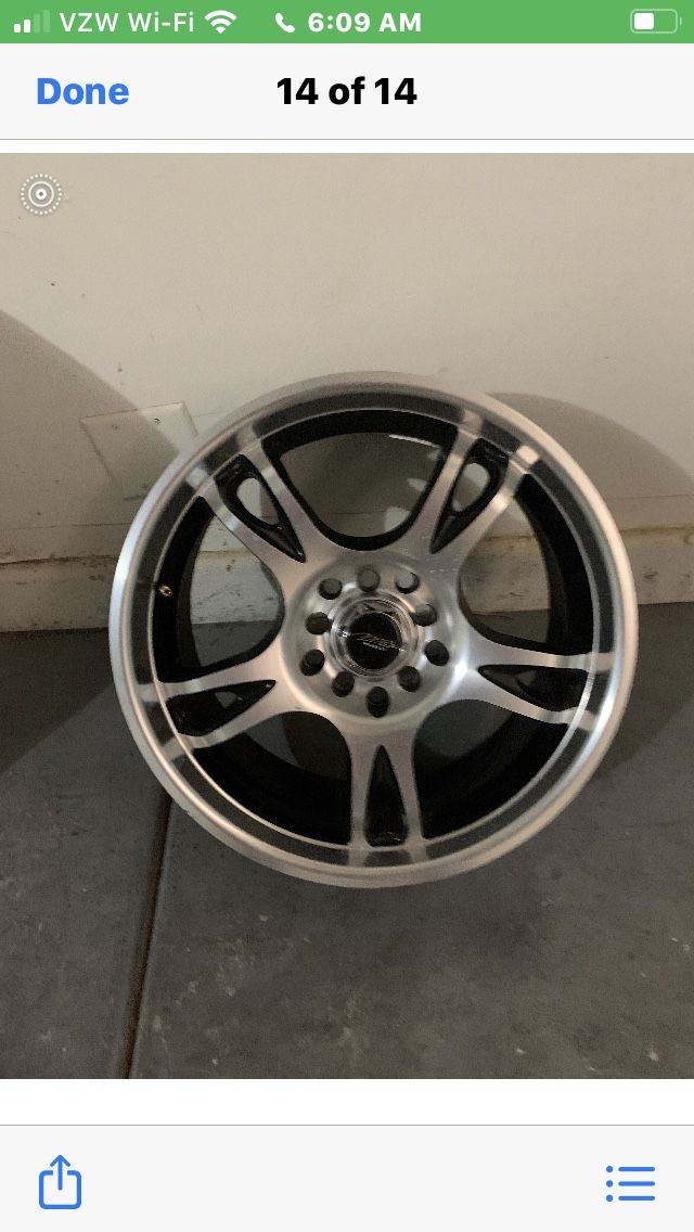 Set of four Rims 