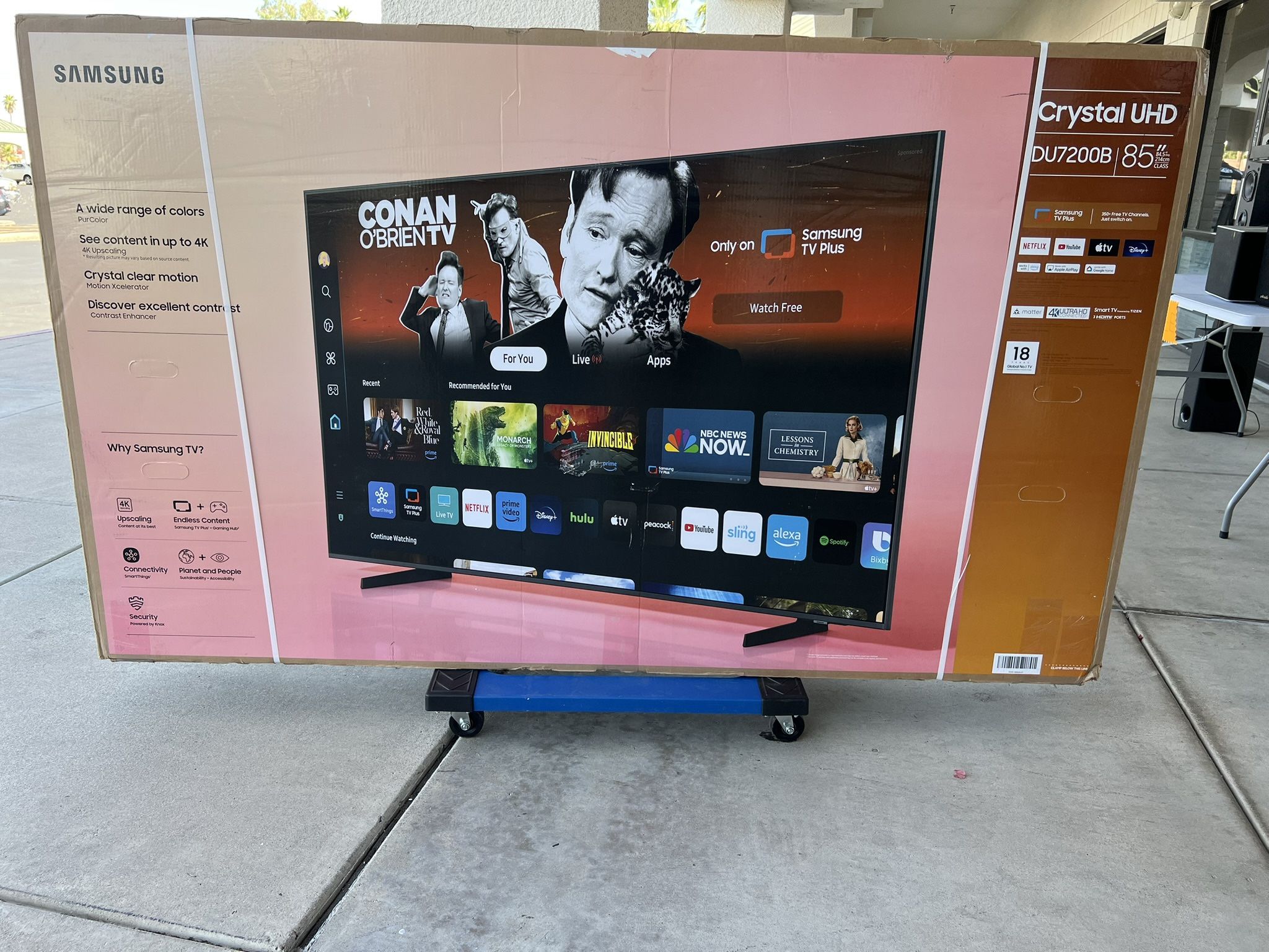 85 Tv Samsung Smart 4k Hdtv In Box 6 Month Warranty. Free Delivery