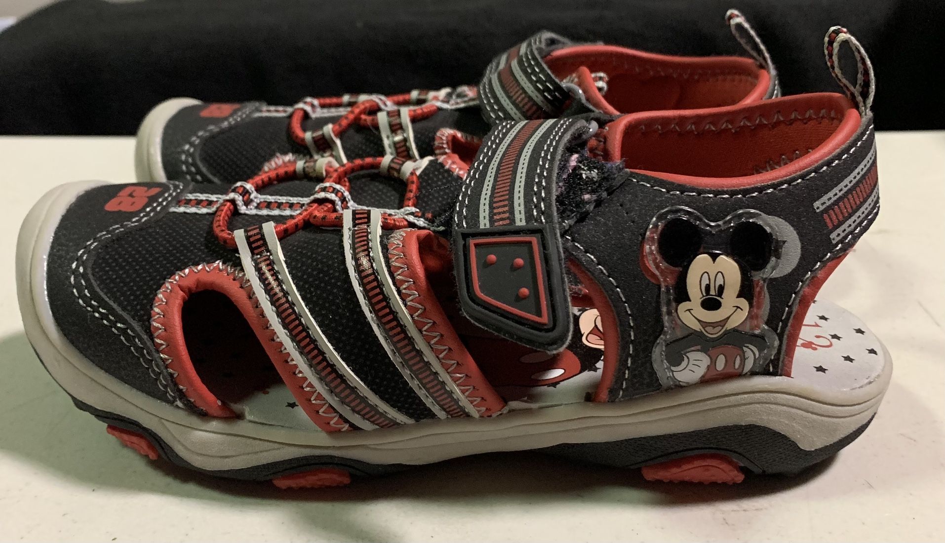 Mickey Mouse boys size 12 keen style sandals - worn once like new