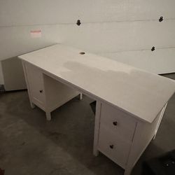 White Ikea Desk