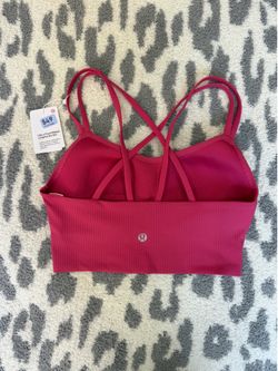 Hot pink Lululemon Sports Bra