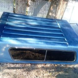 Blue Fiberglass Truck Canopy